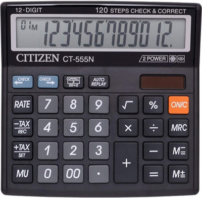 PW PENCILWALA CT-555N Desktop Soft Button Smart Financial  Calculator(12 Digit)