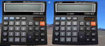 Hench HN-555N Basic Calculator_N129 Desktop Calculator_N129 Financial  Calculator(12 Digit)
