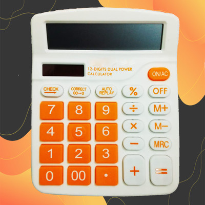 ORBIT Basic Calculator for Students 120 Steps Checked Multicolor Color Basic  Calculator(12 Digit)
