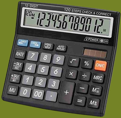 Hench HN-555N Best Basic Calculator_H285 Desktop Calculator_285 Financial  Calculator(12 Digit)