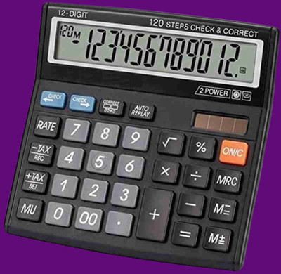Hench HN-555N Best Basic Calculator_H112 Desktop Calculator_112 Financial  Calculator(12 Digit)