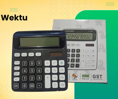 WEKTU BBC005 DigitPro 12/Big LCD/Soft Key/12Digits/05 Basic  Calculator(12 Digit)