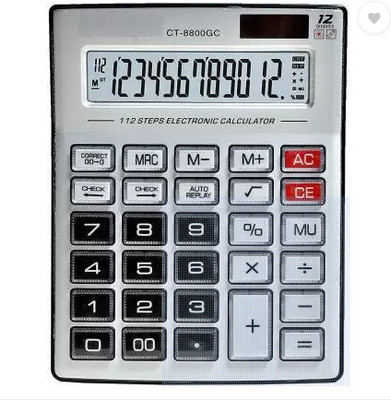 FENOZA 8800 GC Check & Correct Basic & Financial Calculator CT-8800gc Calculator Basic  Calculator(12 Digit)