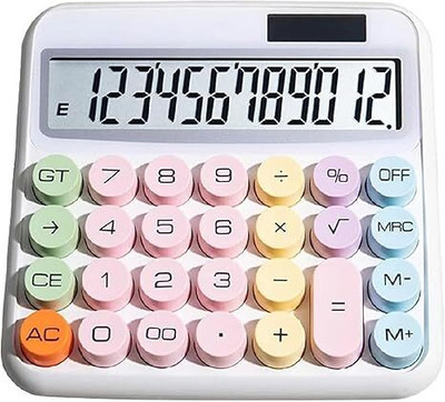 ASHLER 12 Digit Basic Calculator, Large Desktop Calculator 12 Digit Basic Calculator, Large Desktop Calculator Basic  Calculator(12 Digit)