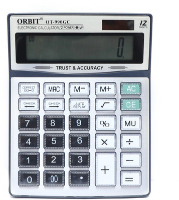 Villy Orbit Financial and Business Office Calculator with 12 Digits Big Display Basic  Calculator(12 Digit)