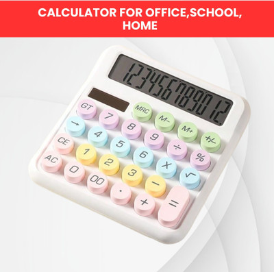 Guggu Desktop Calculator, 12-Digit Large LCD and Large Buttons for Office, Homes
Y99 Basic  Calculator(12 Digit)