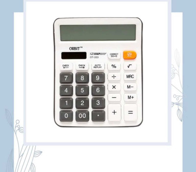 Alpha tech Villy Orbit Designer Calculator New Model Easy Functioning Basic  Calculator(12 Digit)