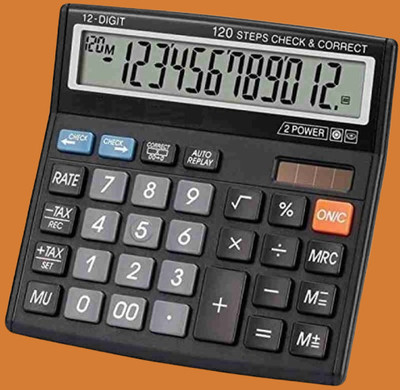 Hench HN-555N Best Basic Calculator_H177 Desktop Calculator_177 Financial  Calculator(12 Digit)