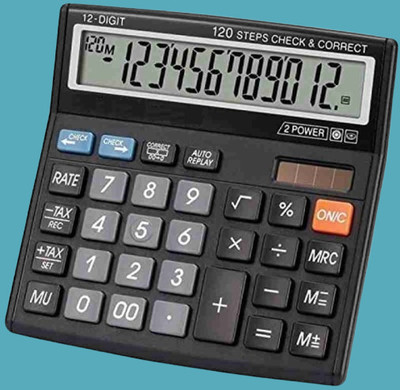 Hench HN-555N Best Basic Calculator_H342 Desktop Calculator_342 Financial  Calculator(12 Digit)
