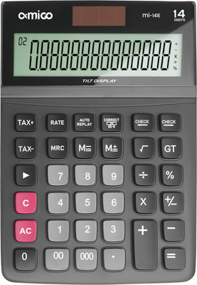 Amigo MI-141E 14 Digit Display Tax Rate Replay Functions Financial  Calculator(14 Digit)