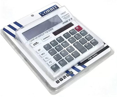 Mystte Calculator Orbit OT-512 WTC Large Display 12 Digits White Color (Pack of 1) Basic  Calculator(12 Digit)