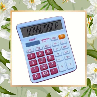 Alpha tech Elegance Series Premium 12 Digit Desktop Calculator Basic  Calculator(12 Digit)