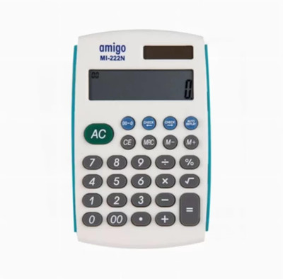 Hench Mi-222N--Check & Correct Calculator, Basic Financial  Calculator(10 Digit)