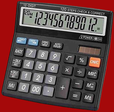 Hench HN-555N Best Basic Calculator_H161 Desktop Calculator_161 Financial  Calculator(12 Digit)