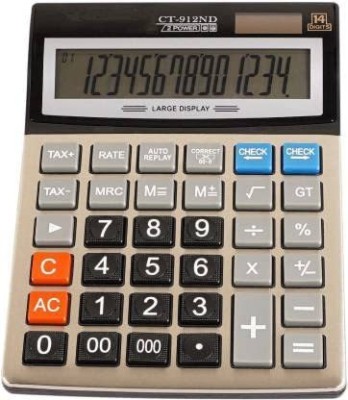 BHARJA CT-912 ND Multicolour Basic 12-Digit Calculator Financial (12 Digit) CT-912 Basic Calculator (12 Digit) Basic  Calculator(12 Digit)