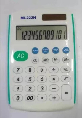 Justakeit MI-222N Mini Electronic 12 Digit Basic Pocket Size Calculator Basic  Calculator(12 Digit)