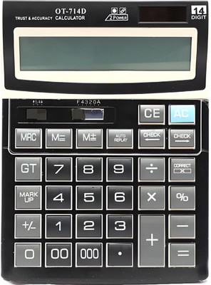 Amigo B 14 Digit Dual Powered Business/Commerce Calculator CTLZEN for Office & Home CT912ND Financial  Calculator(14 Digit)