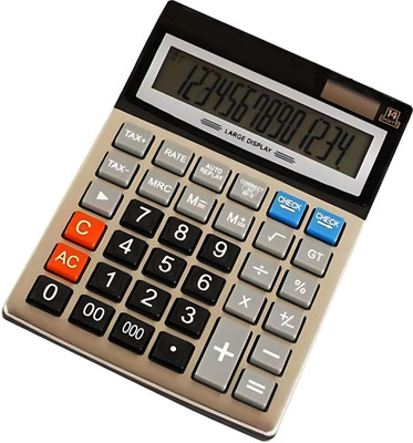 JPRO Dual Power Large Display Electronic Calculator Financial  Calculator(12 Digit)