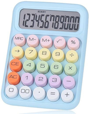 SHARNGA JV65 Desktop Calculator Easy-to-Press Buttons 12-Digit Large LCD Printing  Calculator(16 Digit)