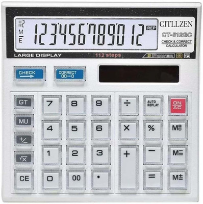 ajtraderss CT 512 GC White Electronic Calculator for Office and Home CT 512 GC White Electronic Calculator for Office and Home Basic  Calculator(12 Digit)