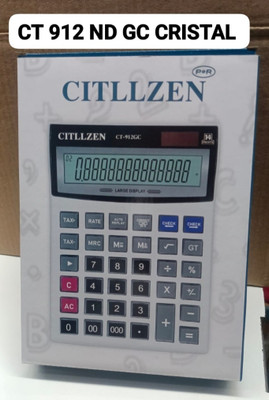 PW PENCILWALA CT-912GC CRYSTAL BUTTON BIG SIZE Financial  Calculator(14 Digit)