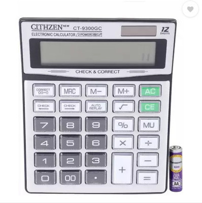 FENOZA -9300GC-04Financial Calculator Big Size Electronic 12 Jumbo Digit 112 Steps 9300 GC Financial  Calculator(12 Digit)