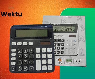 WEKTU BBC033 DigitPro 12/Big LCD/Soft Key/12Digits/33 Basic  Calculator(12 Digit)