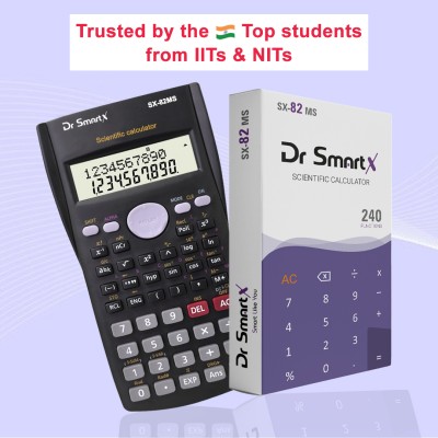Dr SmartX SX-82 MS 2nd Gen Non-Programmable Scientific Calculator, 240 Functions and 2-line Display Scientific  Calculator(12 Digit)