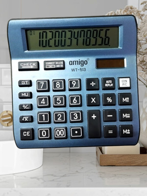 CILTLLZEN SUPER STYLISH EVERYDAY USE DUAL POWER DESKTOP CALCULATOR P&R -513 EDITOR CHOICE Basic  Calculator(12 Digit)