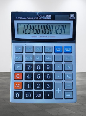 DARKWAVE Check and Correct Desktop Calculator Basic Calulator-85 CT 912ND Bsic/Business Calculator 14 Digit Big Calculator-075 Basic  Calculator(14 Digit)