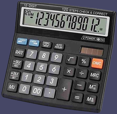 Hench HN-555N Best Basic Calculator_H324 Desktop Calculator_324 Financial  Calculator(12 Digit)