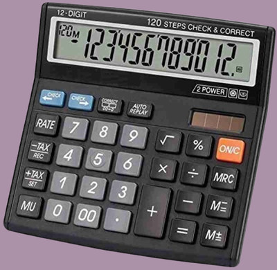 Hench HN-555N Best Basic Calculator_H121 Desktop Calculator_121 Financial  Calculator(12 Digit)