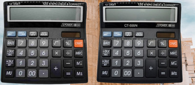 Hench HN-555N Basic Calculator_N139 Desktop Calculator_N139 Financial  Calculator(12 Digit)