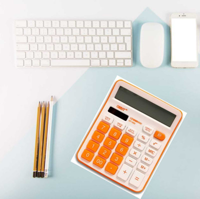 Alpha tech 72269ORANGE26 Basic  Calculator(12 Digit)