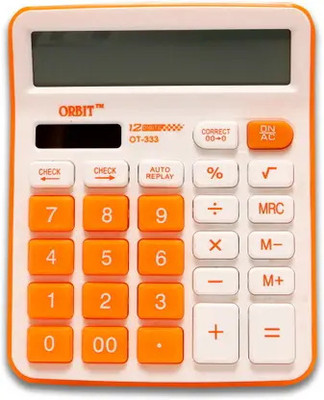 alpha techk 72269ORANGE03 Basic  Calculator(12 Digit)