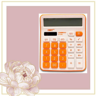 Alpha tech Crystal Touch Smooth Button Executive Calculator Basic  Calculator(12 Digit)
