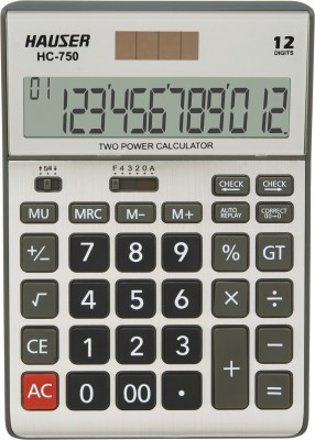 HAUSER Electronic Calculator HC - 750 Electronic Basic  Calculator(12 Digit)