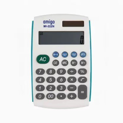 Uratech MI-222N Mini Electronic 10 Digit Basic Pocket Size Calculator Portable Basic  Calculator(10 Digit)