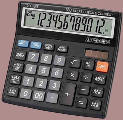 Hench HN-555N Best Basic Calculator_H485 Desktop Calculator_485 Financial  Calculator(12 Digit)