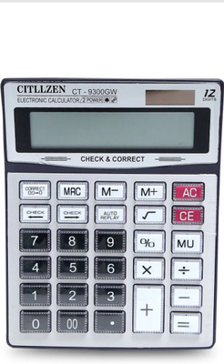 Royal Collection CITLLZEN CT-9300GW OFFICE HOME ELECTRONIC CALCULATOR EXRTA LARGE DISPLAY 12 DIGIT FIVE STAR RATING Basic  Calculator(12 Digit)