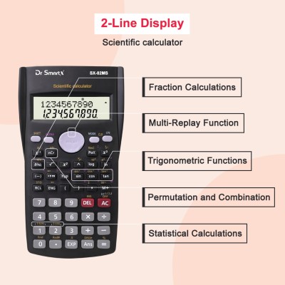 Dr SmartX SX-82MS 240 Function Scientific calculator for Engineering & College Calculator For students Scientific  Calculator(12 Digit)