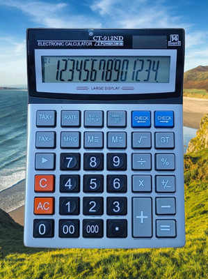 DARKWAVE Check and Correct Desktop Calculator Basic Calulator-41 CT 912ND Bsic/Business Calculator 14 Digit Big Calculator-031 Basic  Calculator(14 Digit)