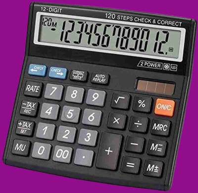 Hench HN-555N Best Basic Calculator_H120 Desktop Calculator_120 Financial  Calculator(12 Digit)