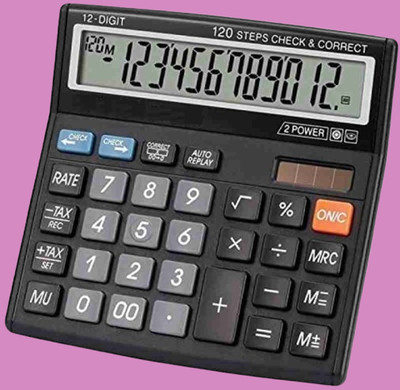 Hench HN-555N Best Basic Calculator_H122 Desktop Calculator_122 Financial  Calculator(12 Digit)