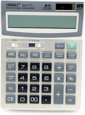 PW PENCILWALA ORBIT OT-777 12 DIGIT BASIC CALCULATOR SMART LOOKING Basic  Calculator(12 Digit)