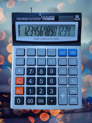 DARKWAVE Check and Correct Desktop Calculator Basic Calulator-64 CT 912ND Bsic/Business Calculator 14 Digit Big Calculator-054 Basic  Calculator(14 Digit)