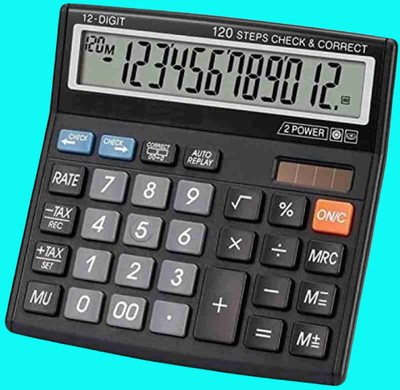 Hench HN-555N Best Basic Calculator_H13 Desktop Calculator_13 Financial  Calculator(12 Digit)