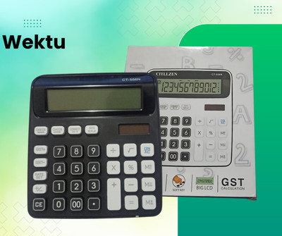 WEKTU BBC020 DigitPro 12/Big LCD/Soft Key/12Digits/20 Basic  Calculator(12 Digit)