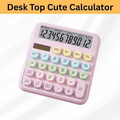 Guggu Desktop Calculator, 12-Digit Large LCD and Large Buttons for Office, Homes
Y159 Basic  Calculator(12 Digit)