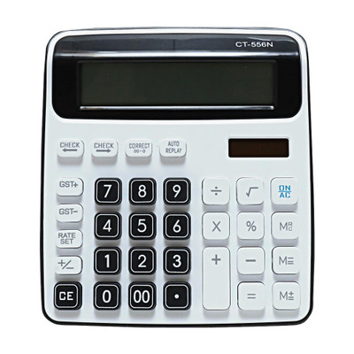Villy Desktop Calculator 12 Digit, Dual Power (Solar + Battery), GST & Memory Function Financial  Calculator(12 Digit)